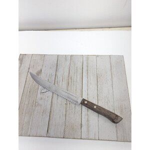Flint Arrowhead Vanadium Serrated Slicing Knife 8-1/2" Blade 14" Total